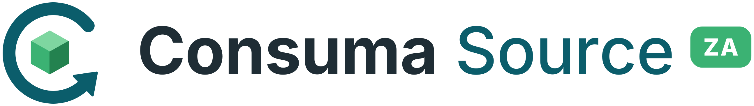 Horizontal logo on white